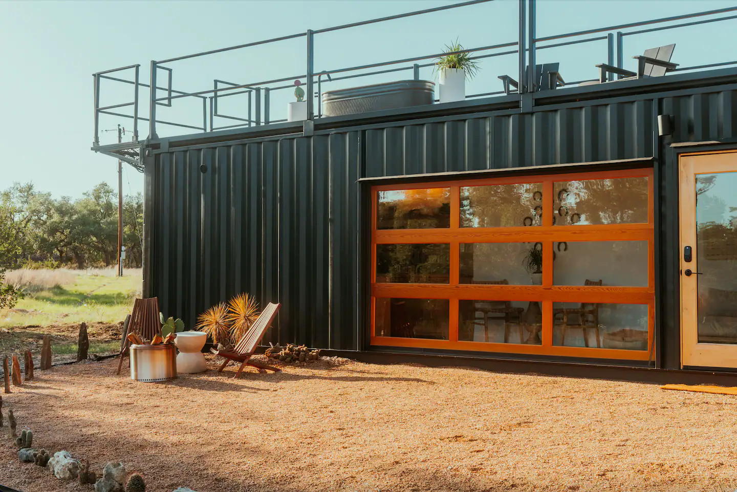 maison container 30m2 avec terrasse sur le toit