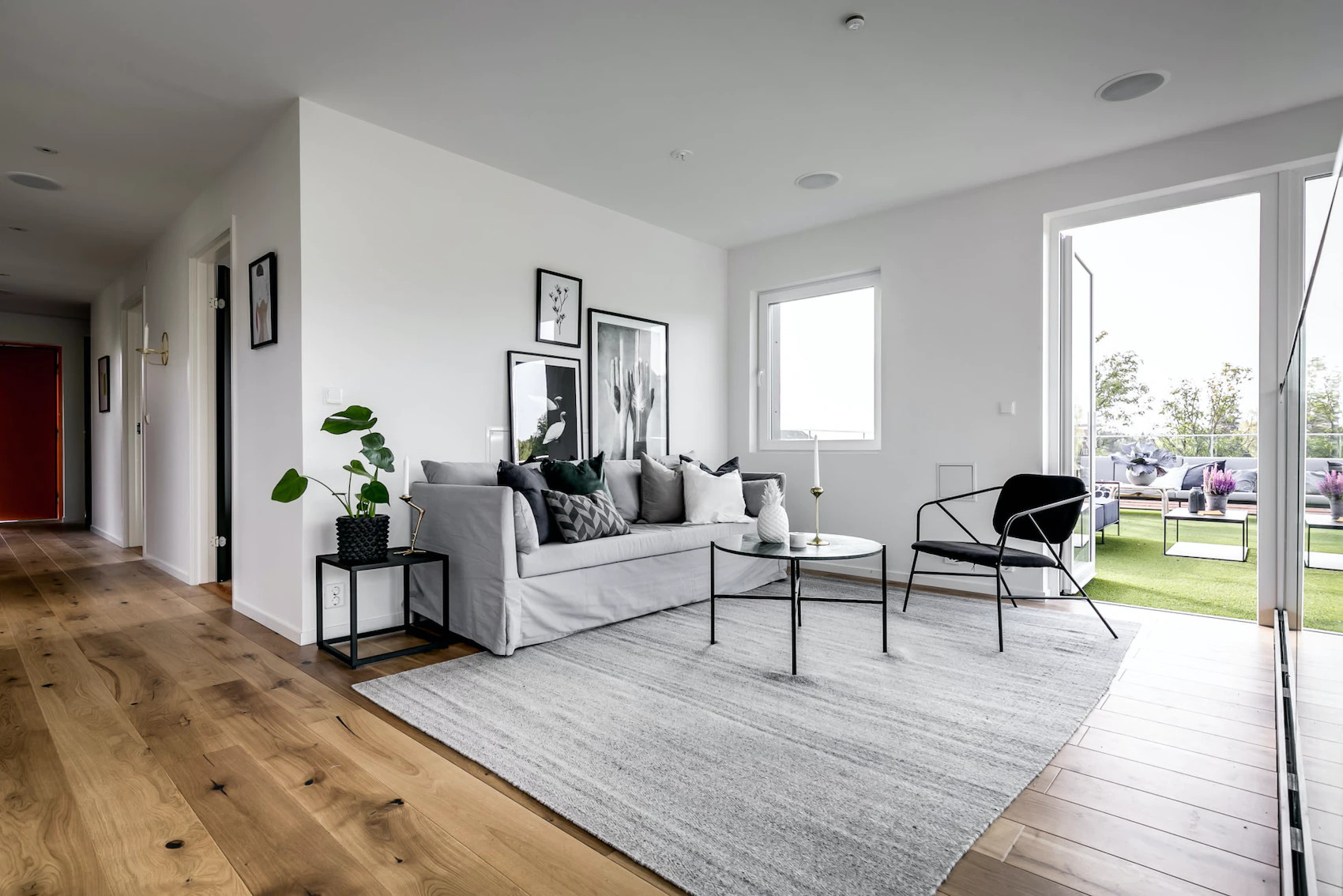 salon design gris