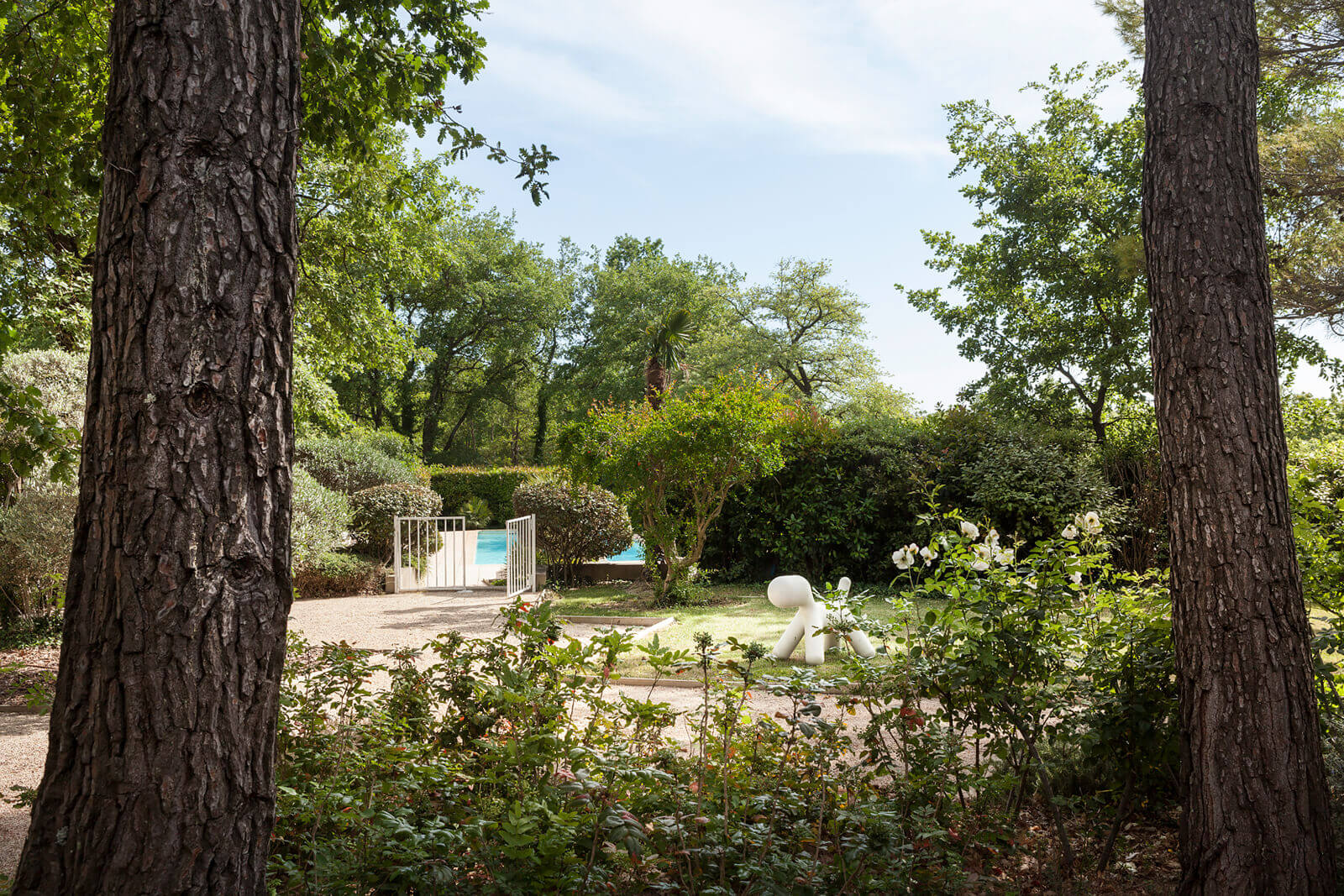 piscine maison provençale contemporaine