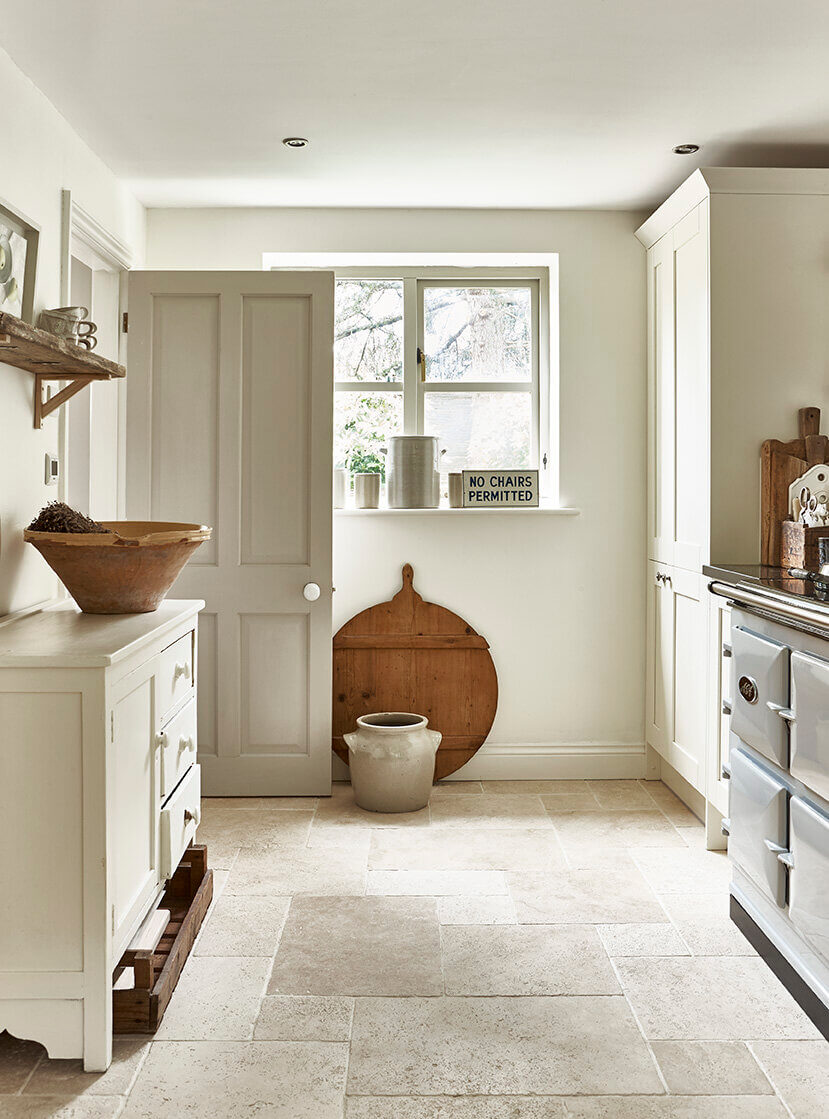 cuisine décoration rustique beige