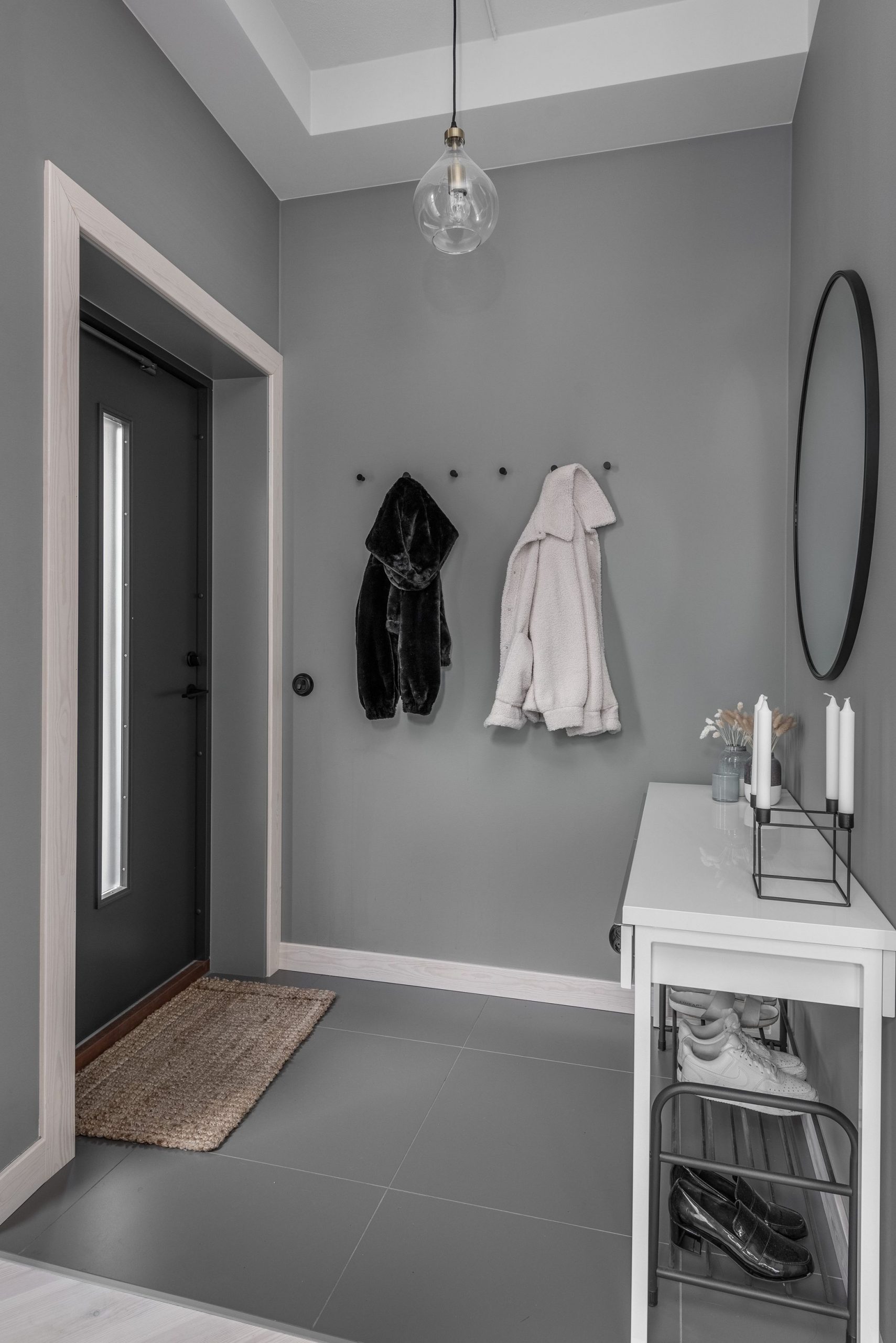entrée décoration design grise entrée décoration design grise
