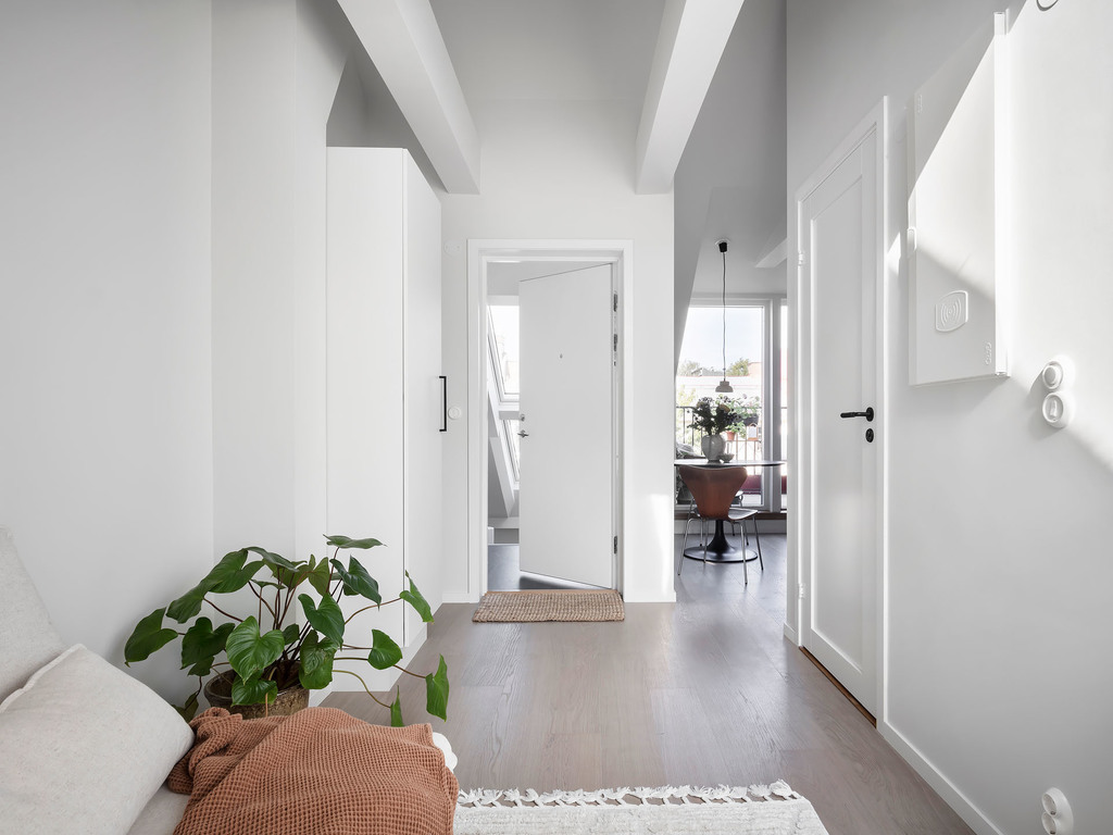 entrée studio de 22m2 mansardé
