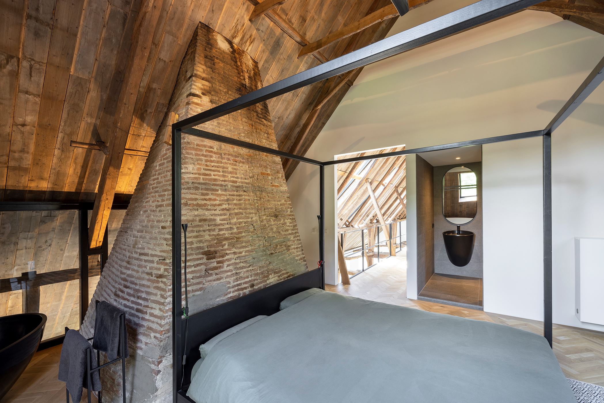 chambre avec poutres