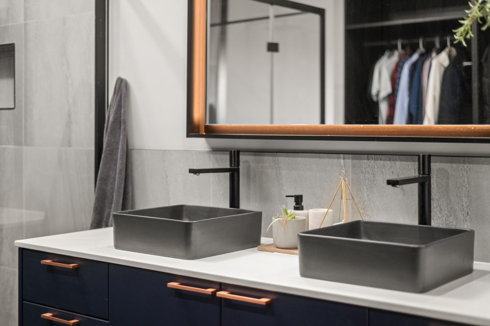 salle de bain design grise et noire salle de bain design grise et noire