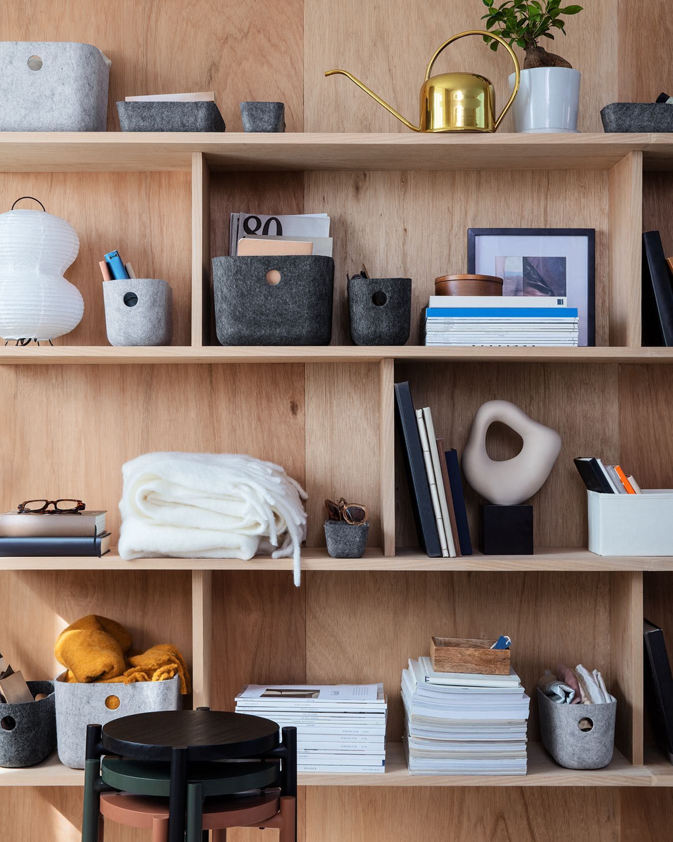 bibliothèque bois H&M Home