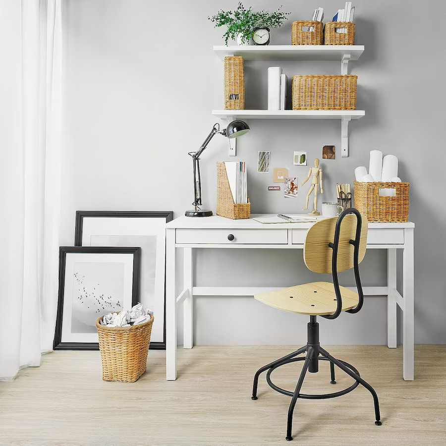 bureau blanc IKEA