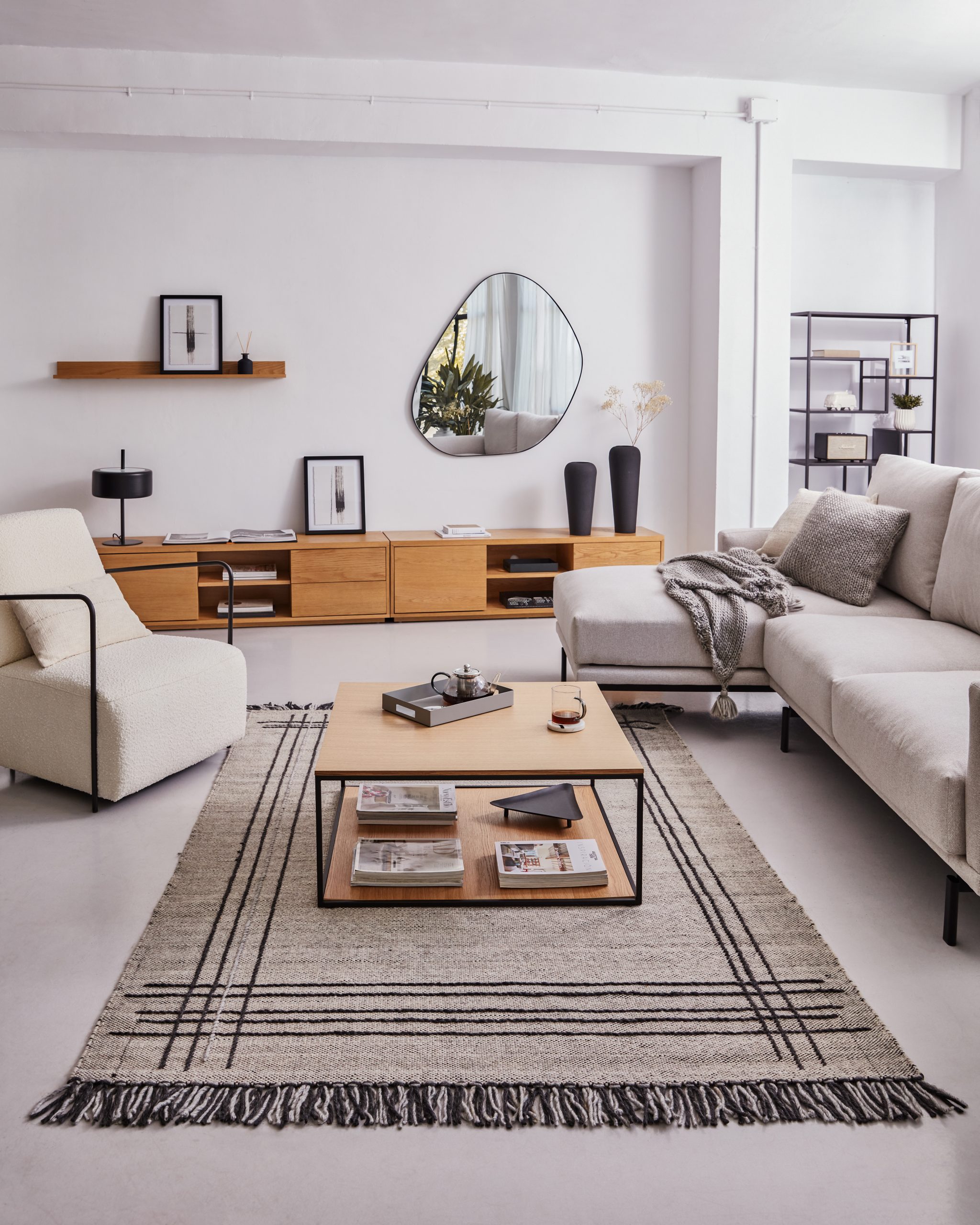 salon décoration contemporaine Kave Home Lazy Sundays