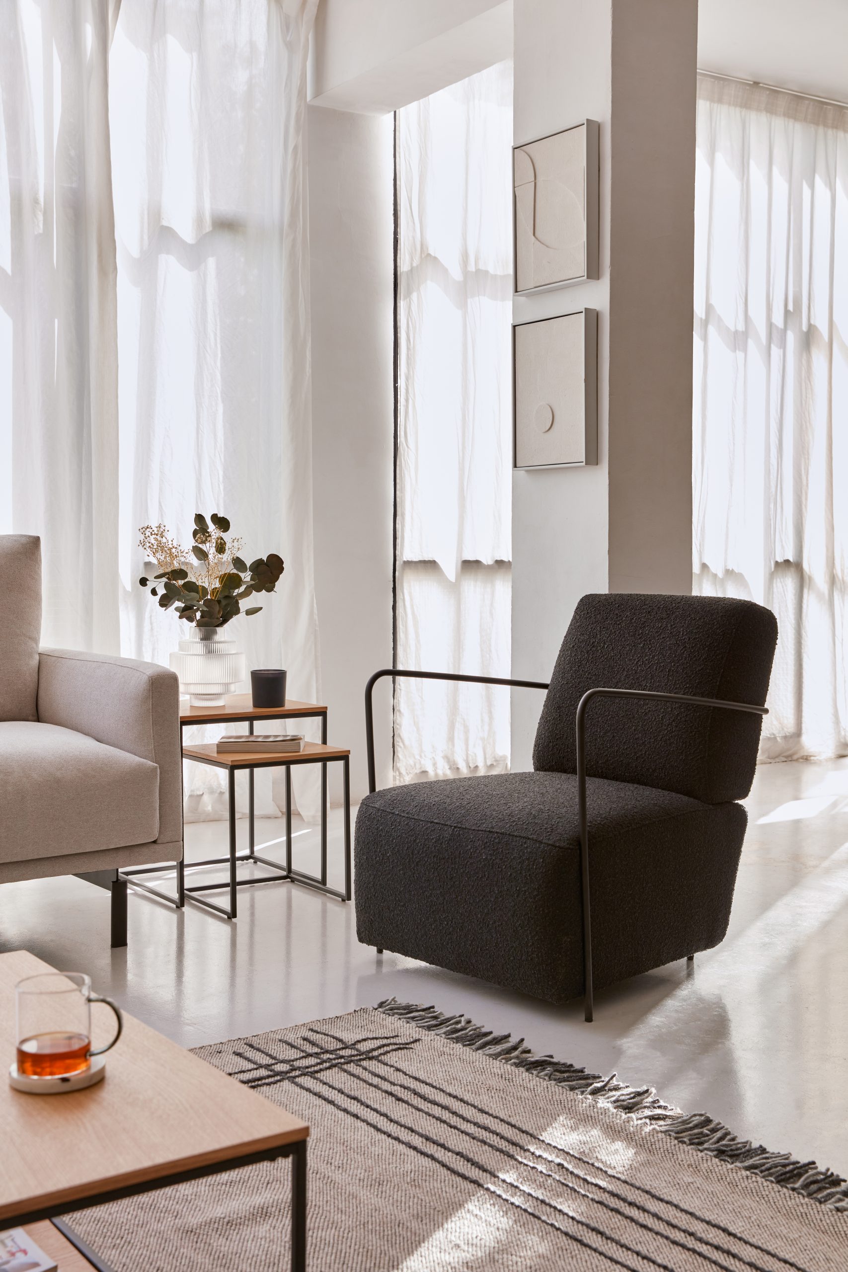 salon décoration contemporaine