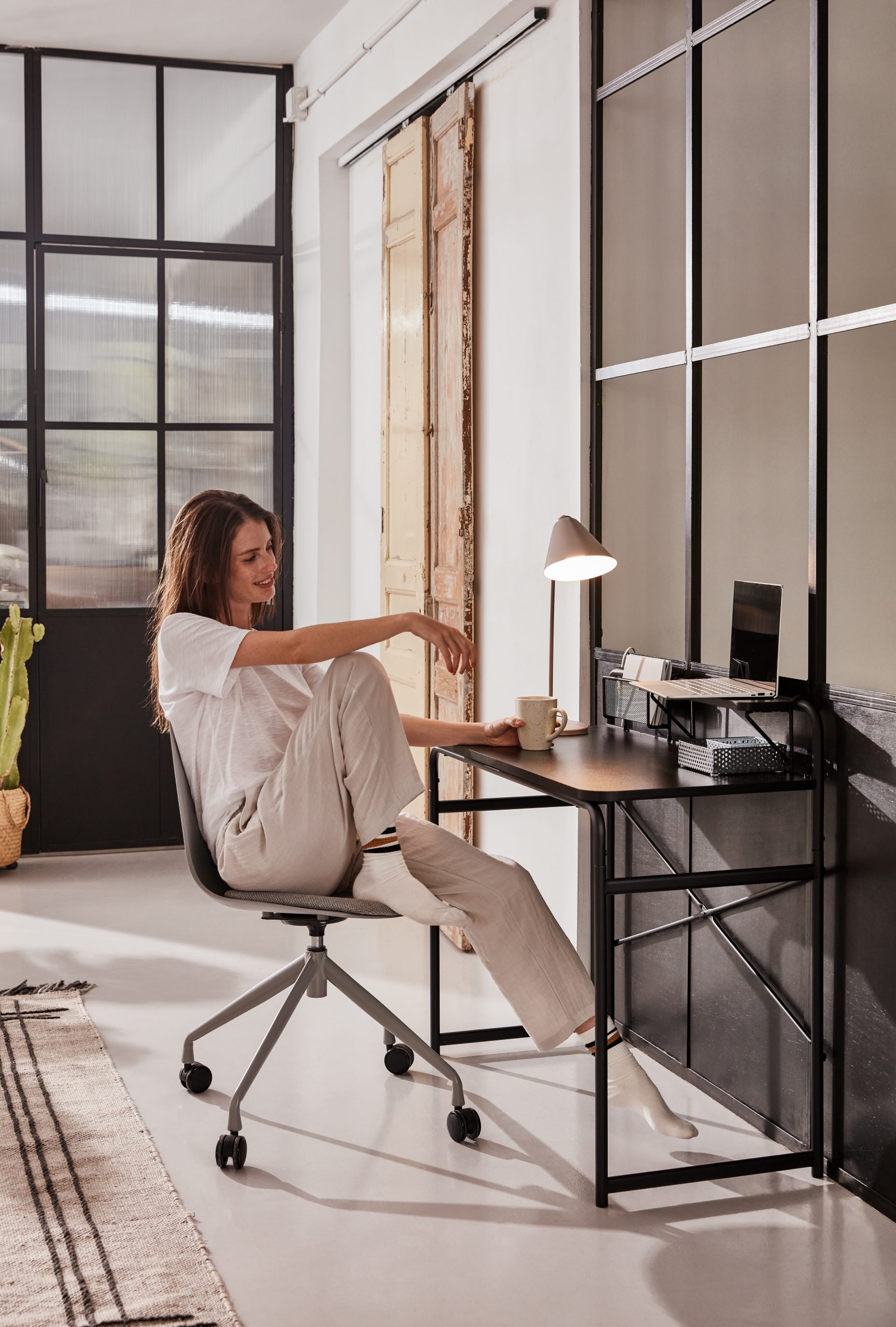 bureau dans salon