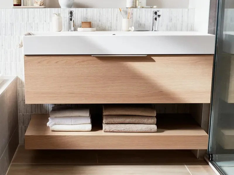 meuble vasque chêne design meuble vasque chêne design