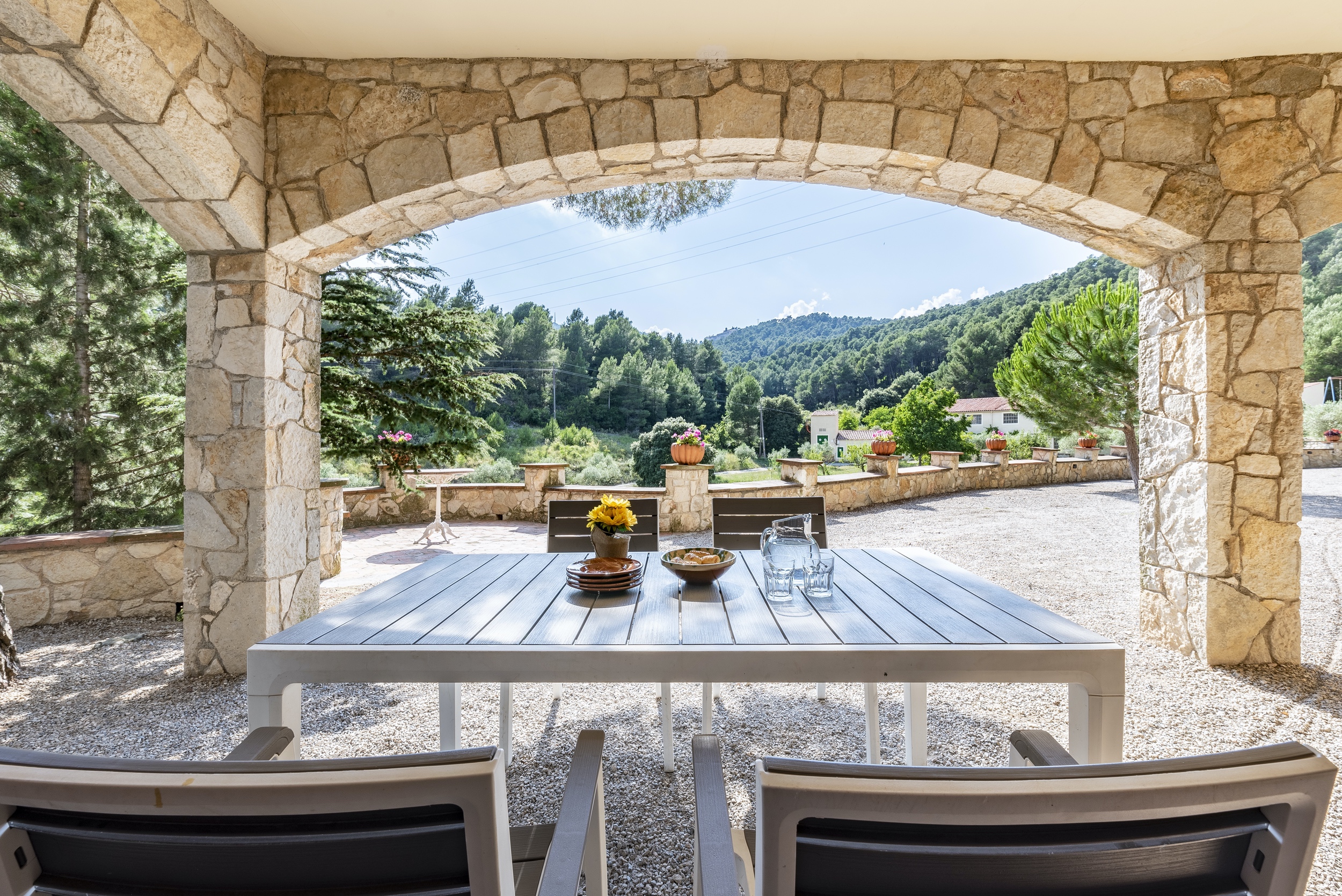 terrasse avec arche en pierre terrasse avec arche en pierre