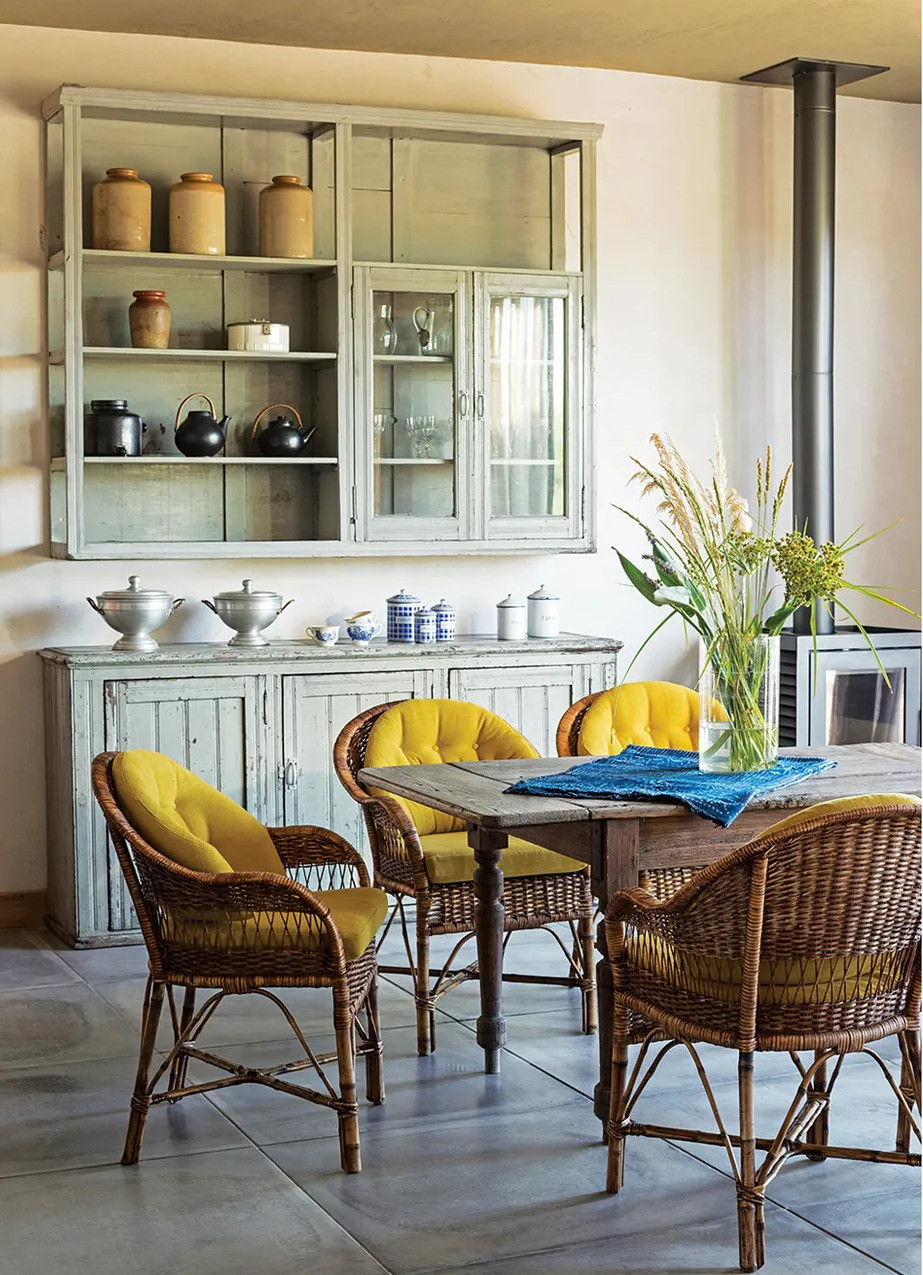 salle à manger décoration rustique chic