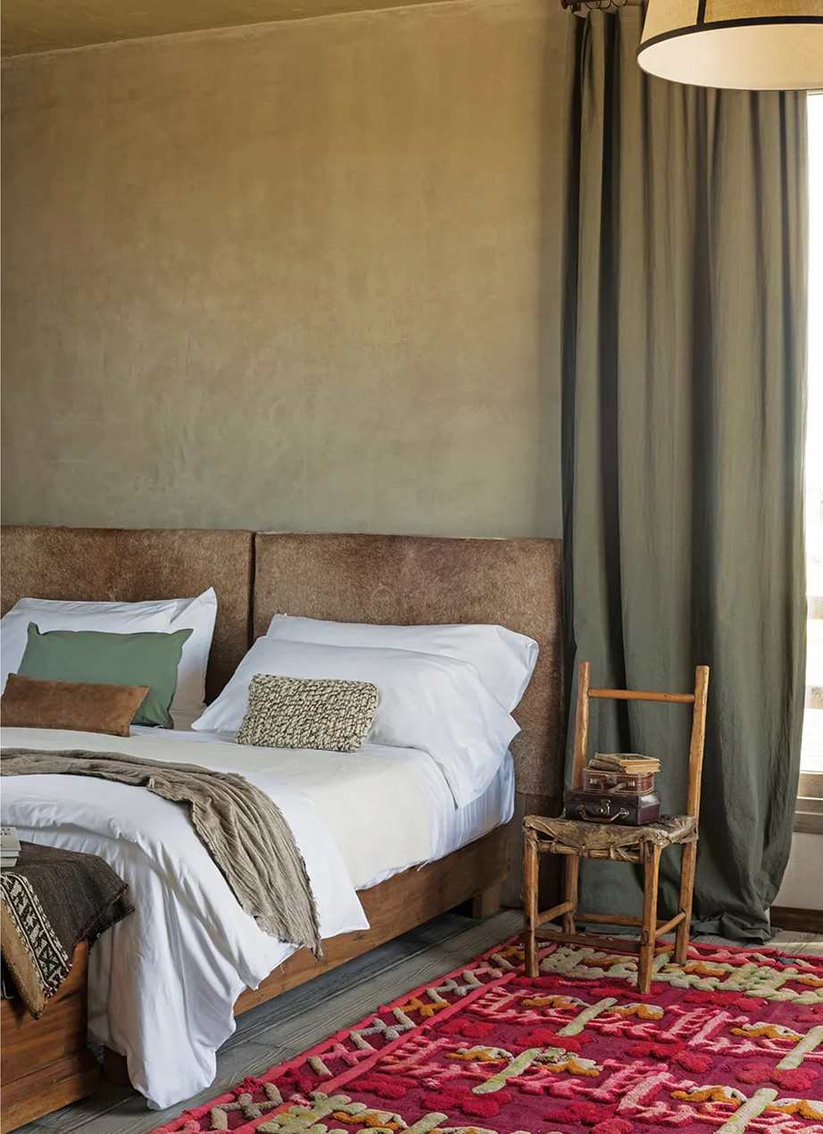 chambre décoration rustique chic