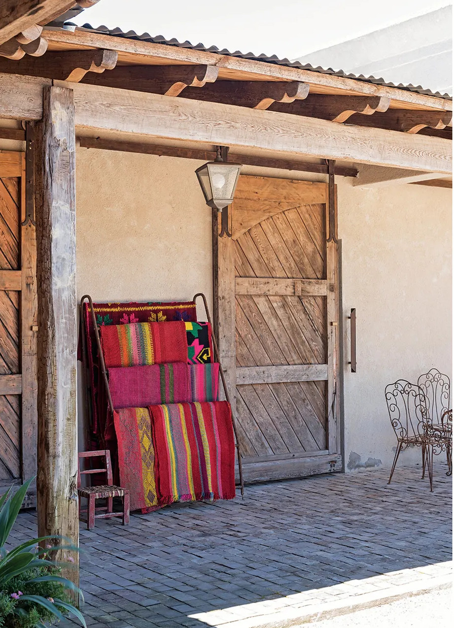 terrasse en pavé avec pergola bois