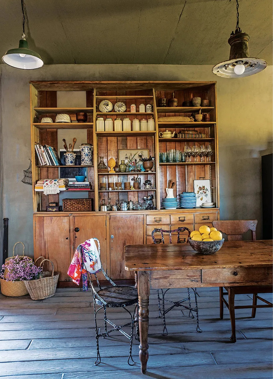salle à manger décoration rustique chic