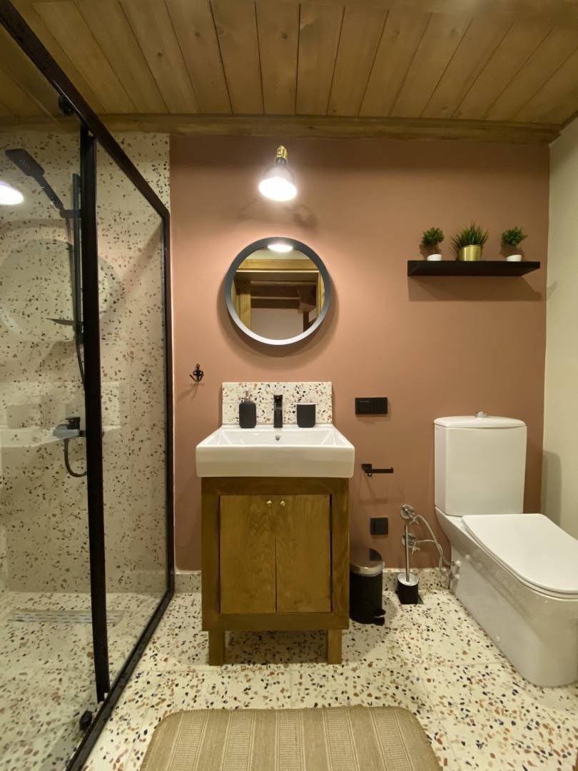 salle de bain terrazzo