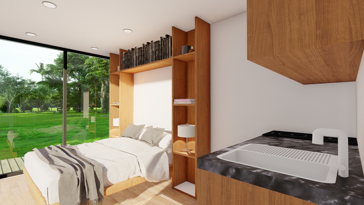 chambre tiny house