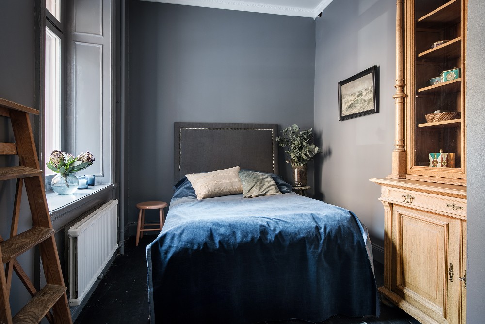 chambre bleue décoration contemporaine chambre bleue décoration contemporaine