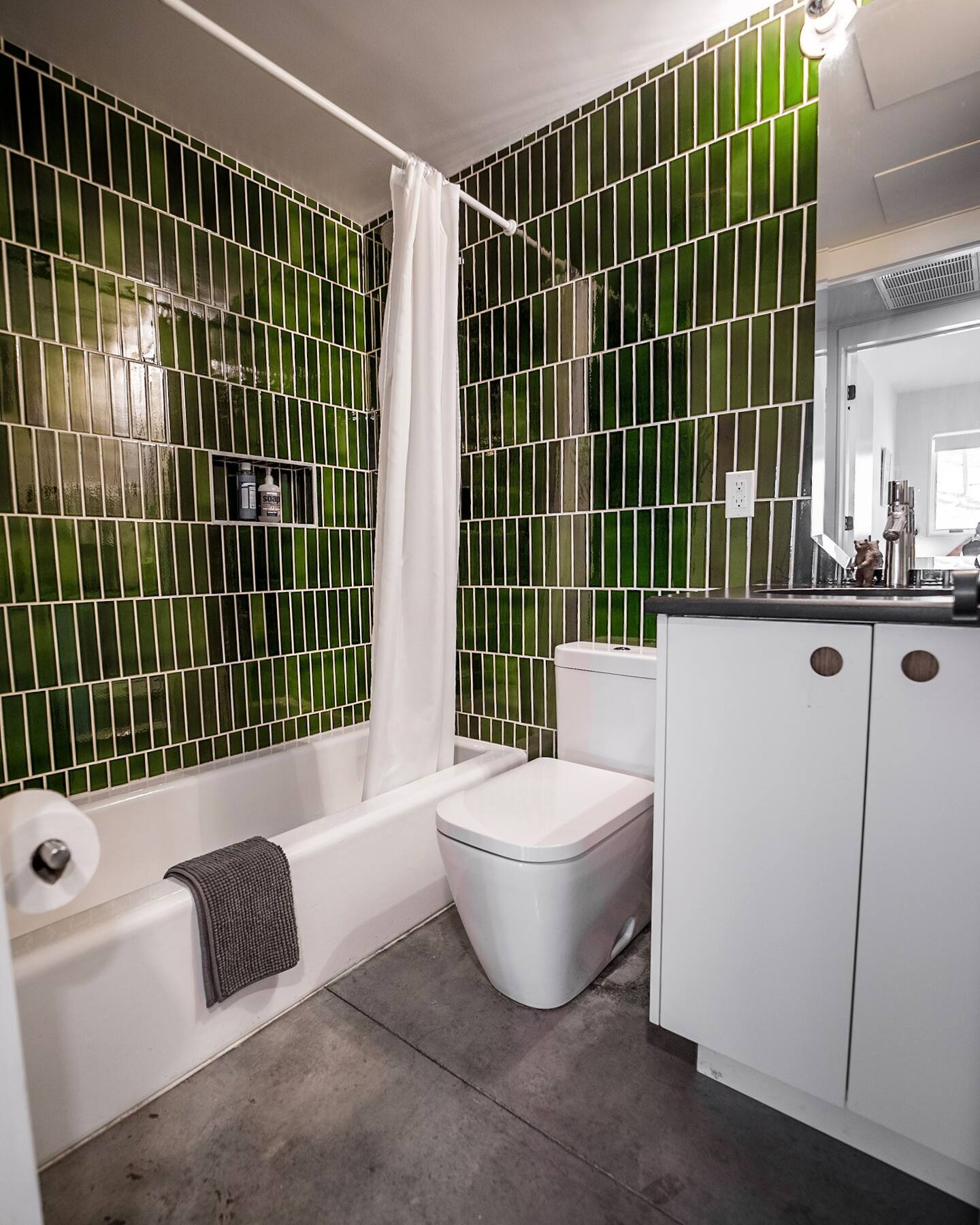 salle de bain carrelage vert salle de bain carrelage vert