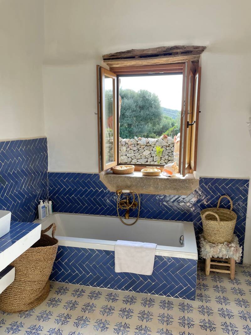 salle de bain décoration rustique chic Lu Cannicsioni salle de bain décoration rustique chic Lu Cannicsioni