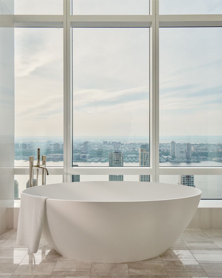 salle de bain avec baie vitrée décoration design salle de bain avec baie vitrée décoration design