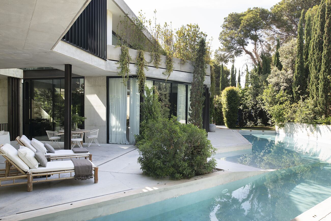 maison d maison d'architecte avec piscine