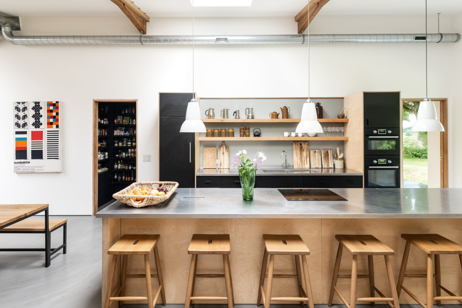 cuisine grange design passive