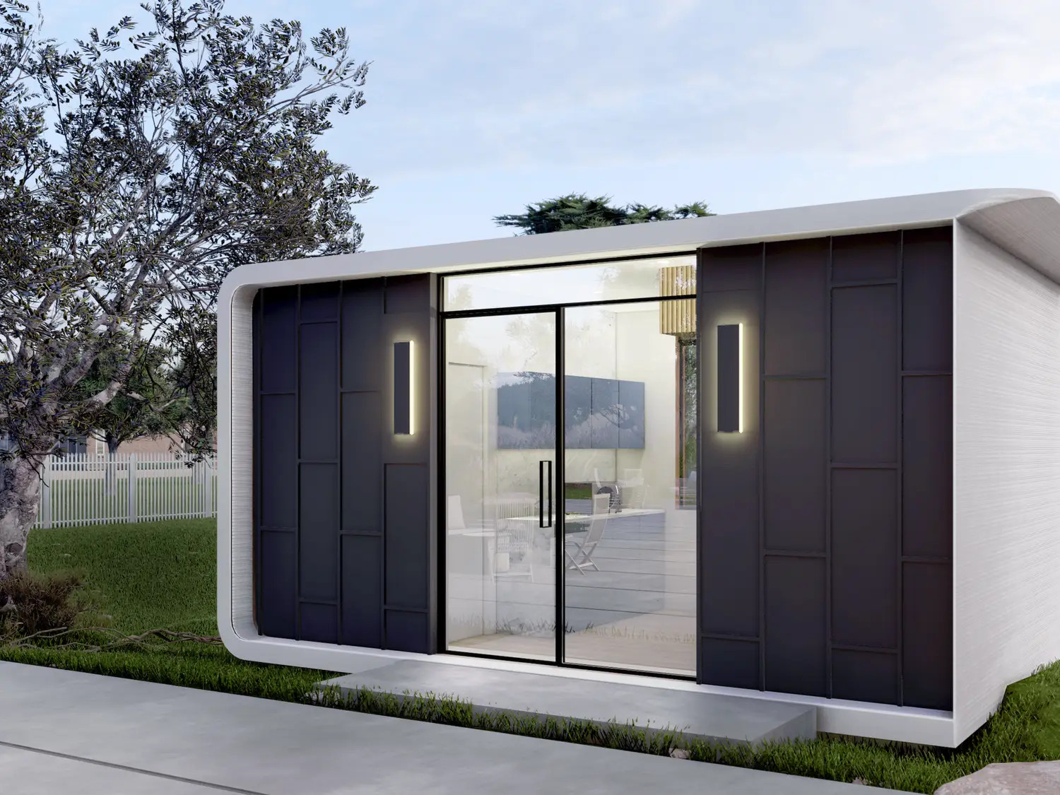 studio de jardin mini maison 3D