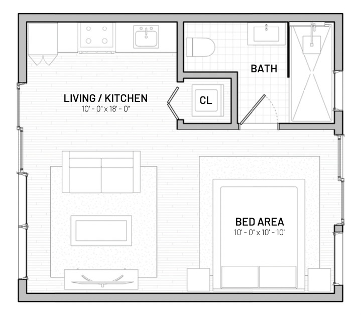 plan mini maison 33m2 imprimée en 3D