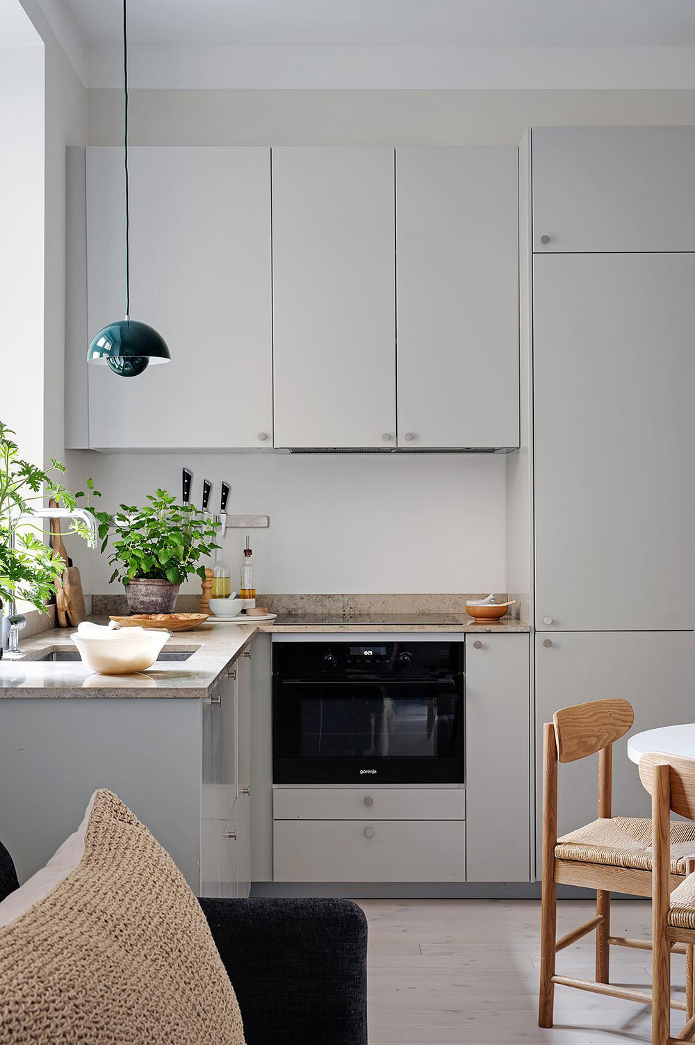 cuisine en angle design grise cuisine en angle design grise