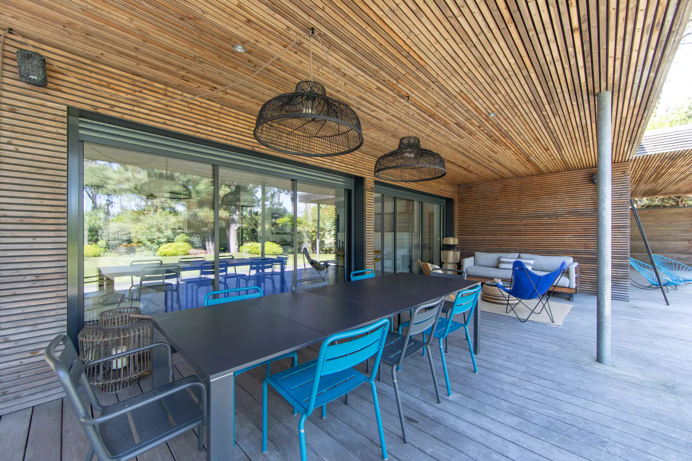 terrasse maison en bois le Cap Ferret
