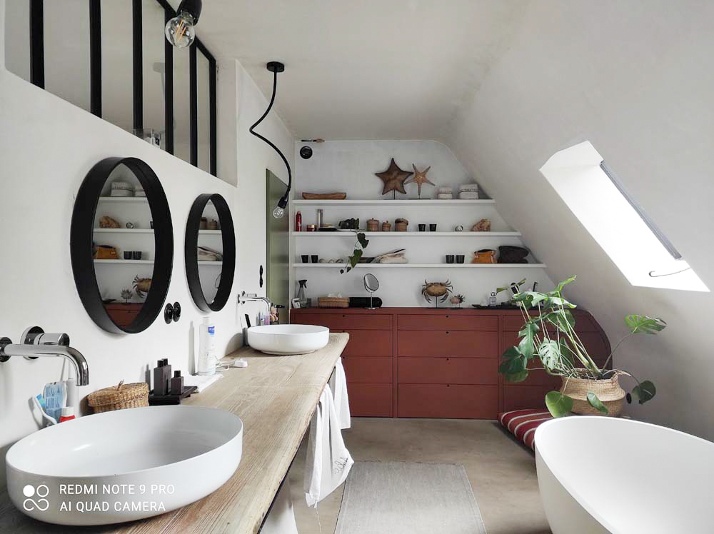 salle de bain sous combles avec verrière salle de bain sous combles avec verrière
