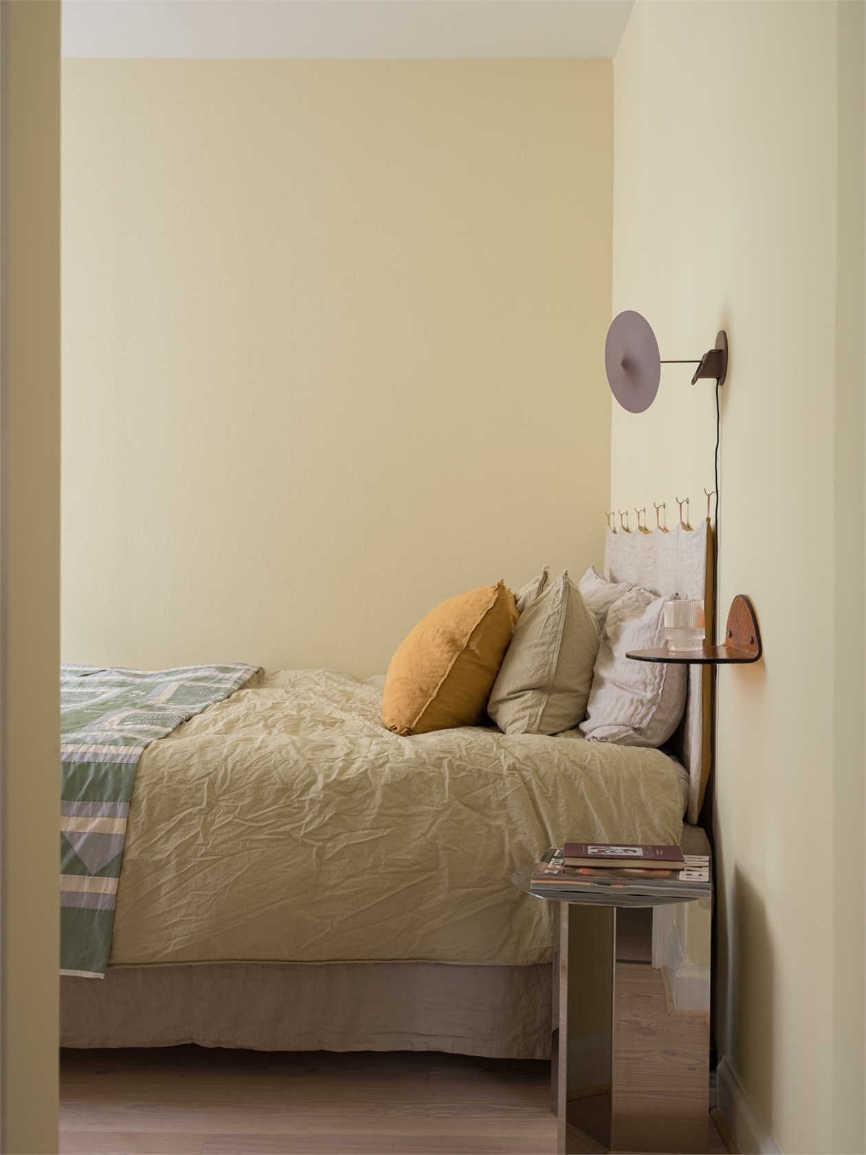 chambre décoration scandinave aux couleurs méditerranéennes