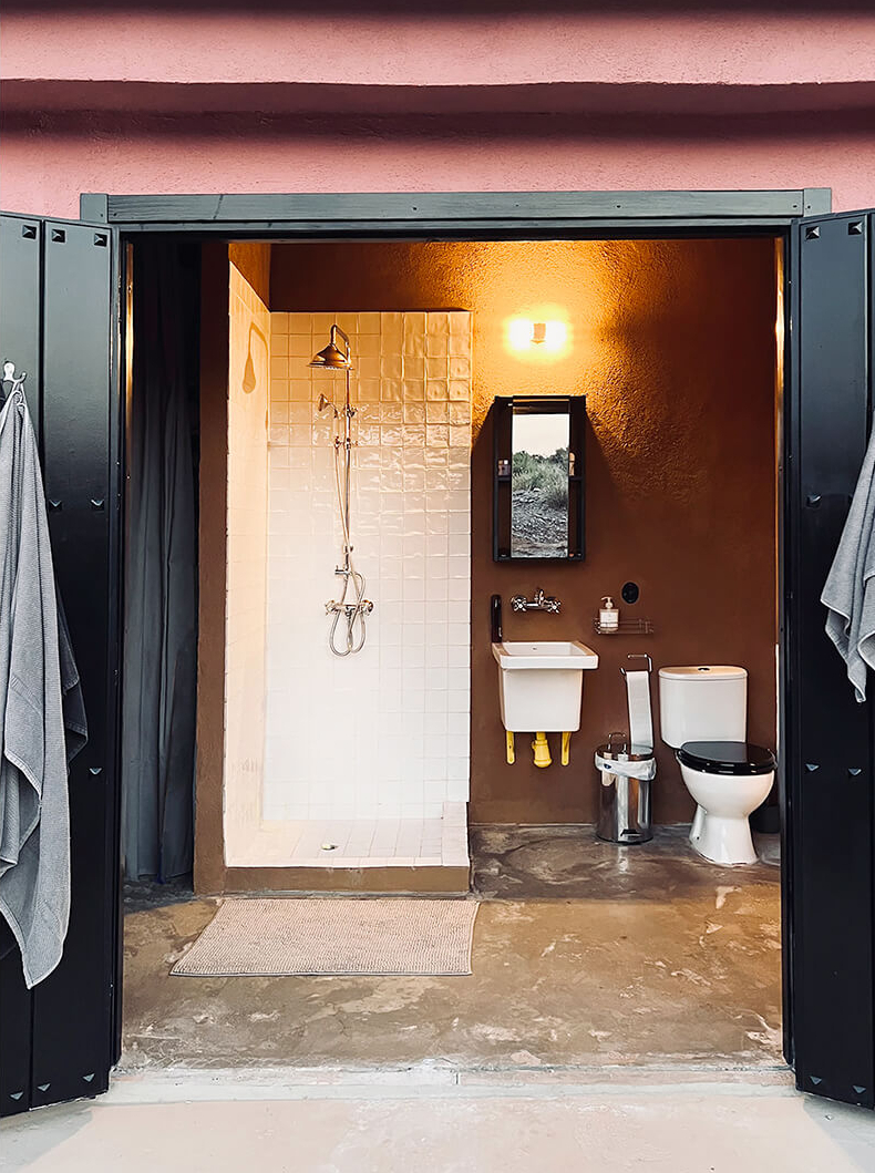 salle de bain sur terrasse maison rustique salle de bain sur terrasse maison rustique