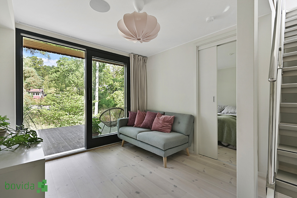 salon design avec terrasse