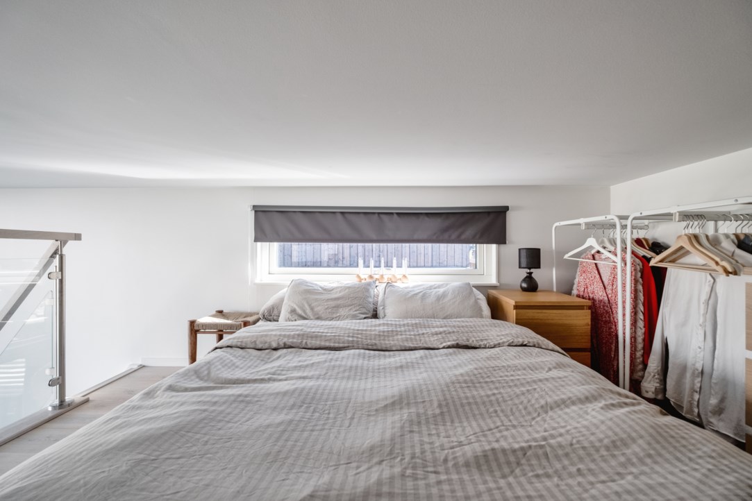 chambre sur mezzanine basse