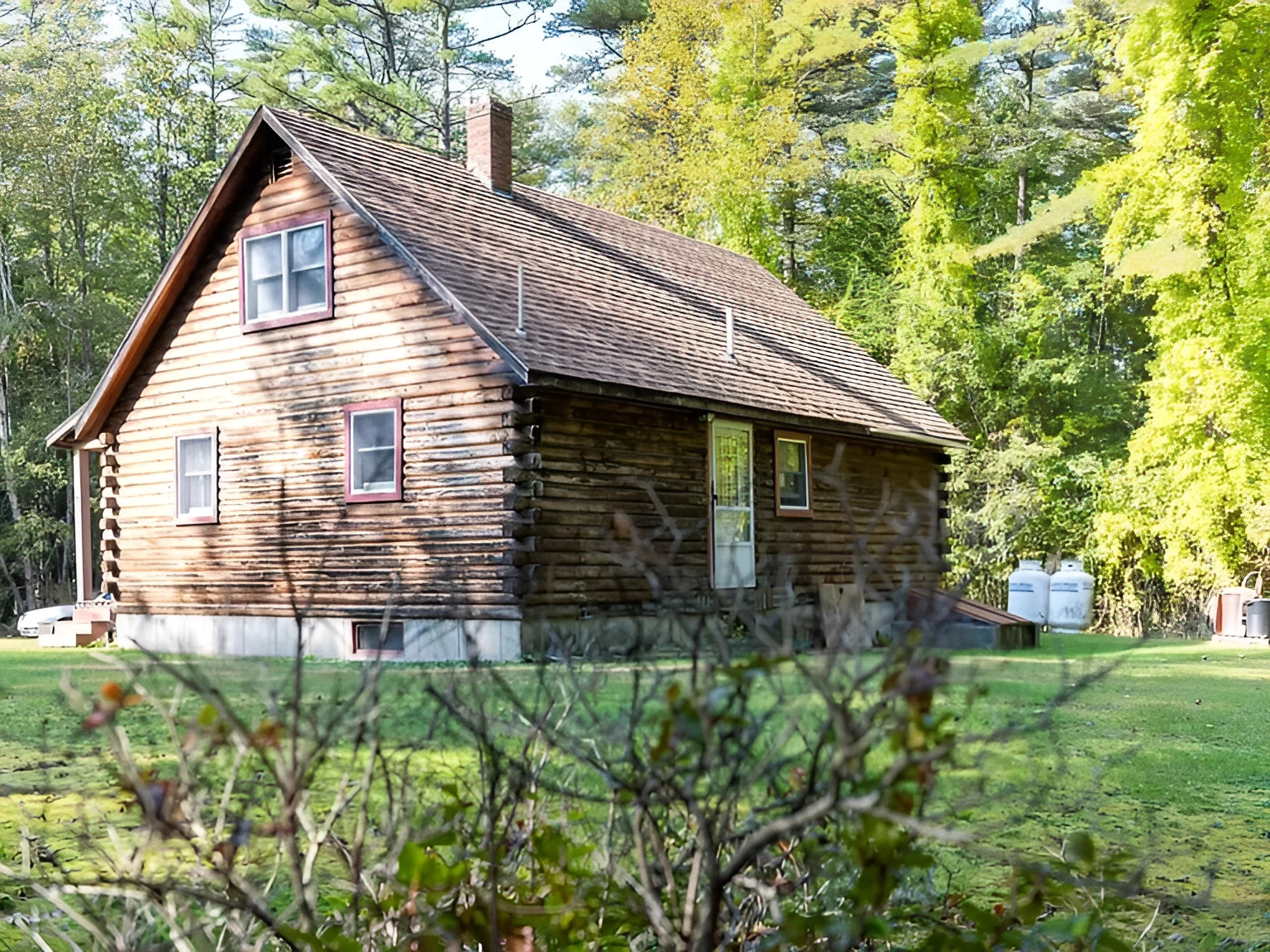 maison en rondins dans le Maine maison en rondins dans le Maine