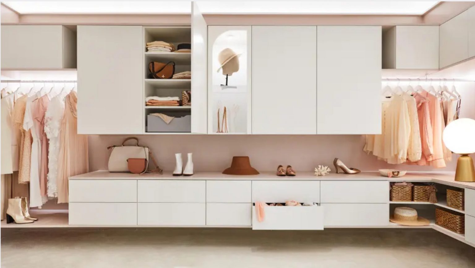 aménagement dressing pour deux 