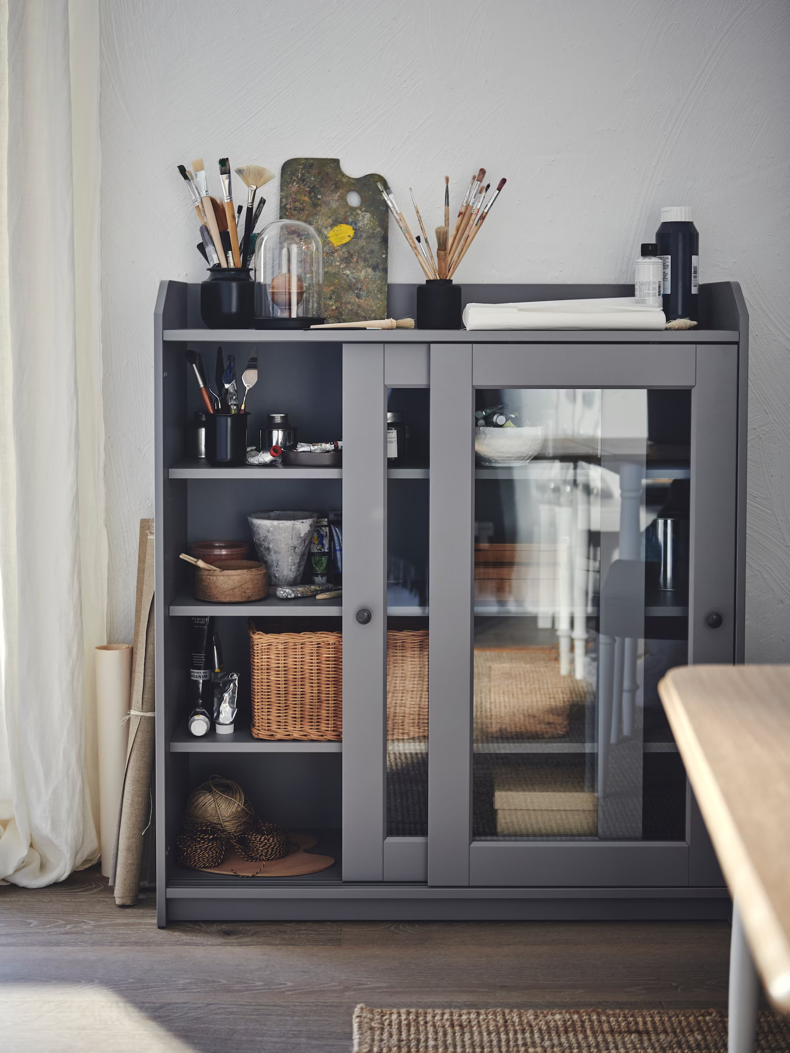 vitrine bois laqué gris vitrine bois laqué gris