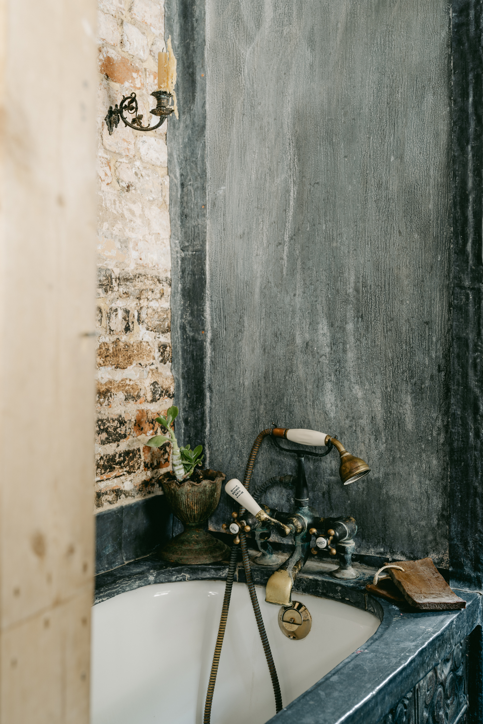 salle de bain rétro
