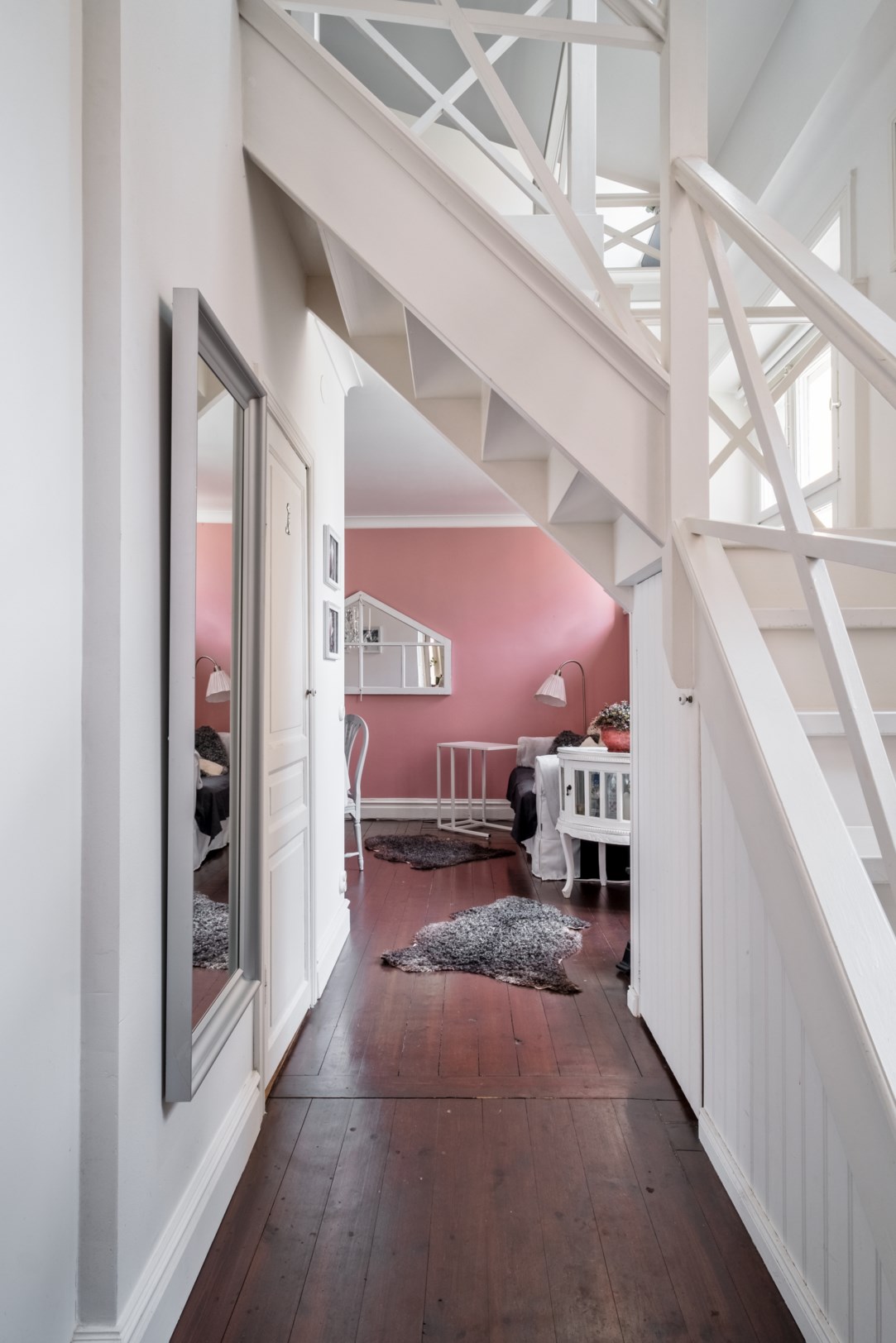 escalier pour mezzanine mini maison 41m2