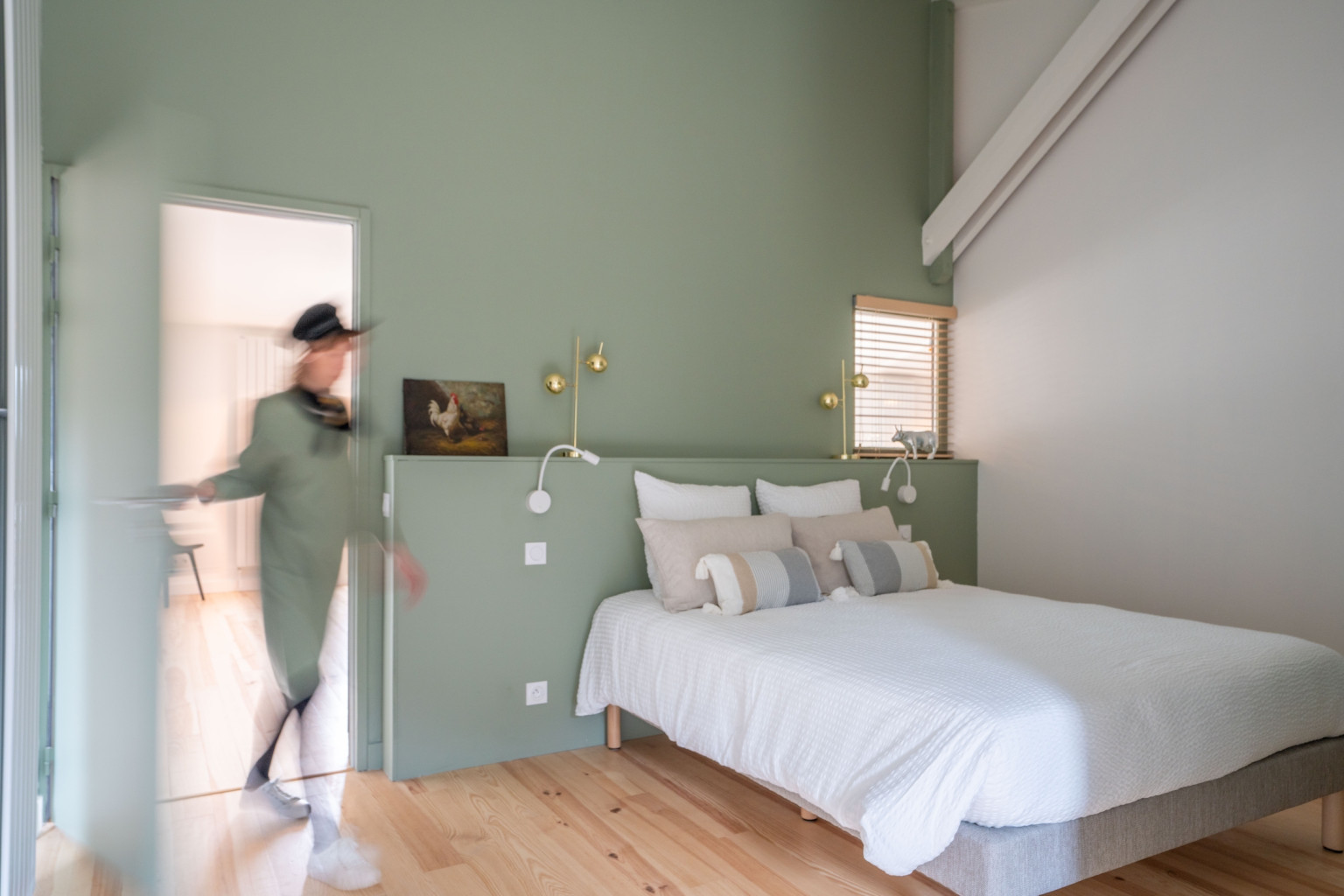 chambre mur vert décoration contemporaine chambre mur vert décoration contemporaine