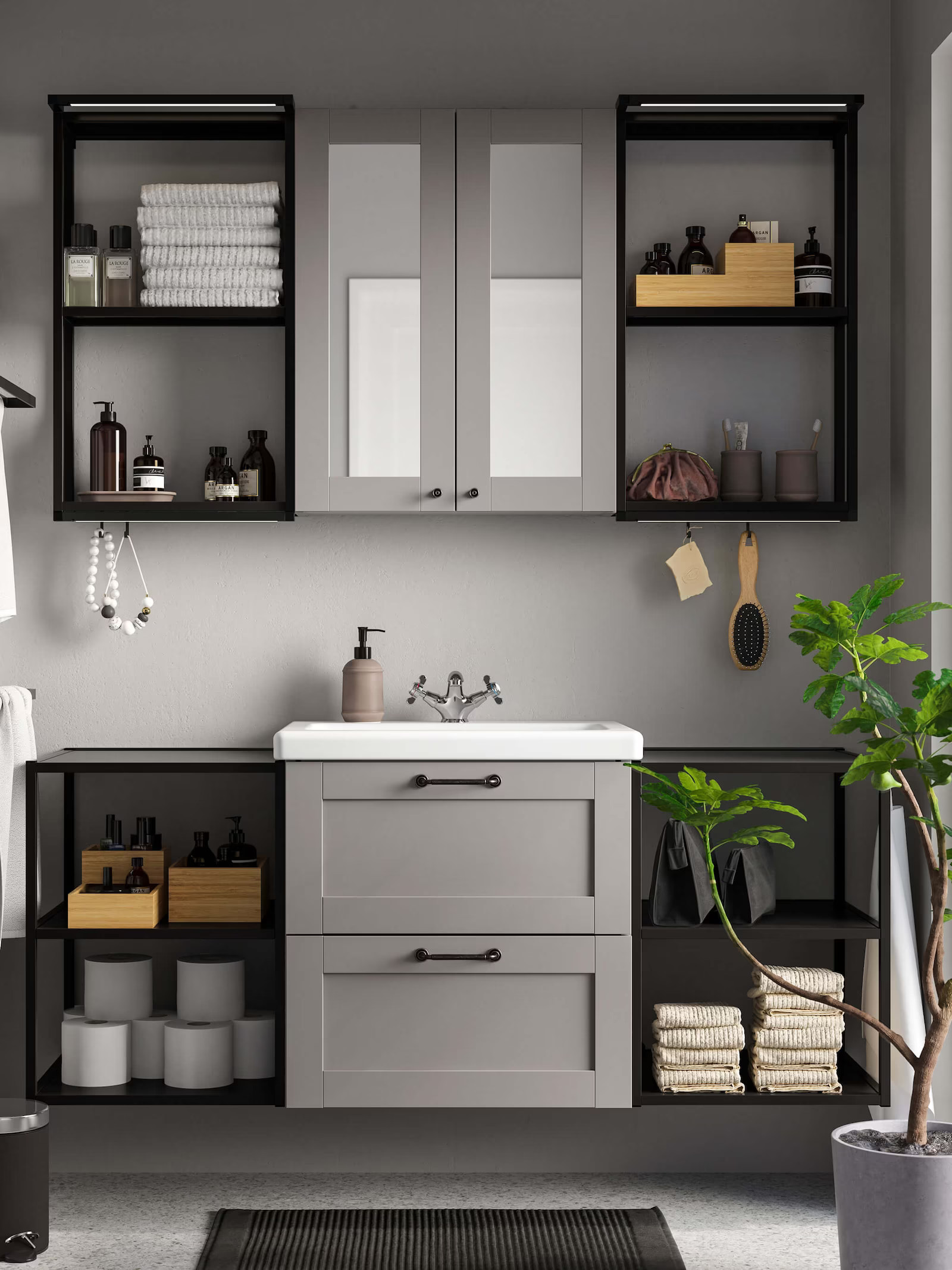 meuble de salle de bain IKEA ENHET meuble de salle de bain IKEA ENHET