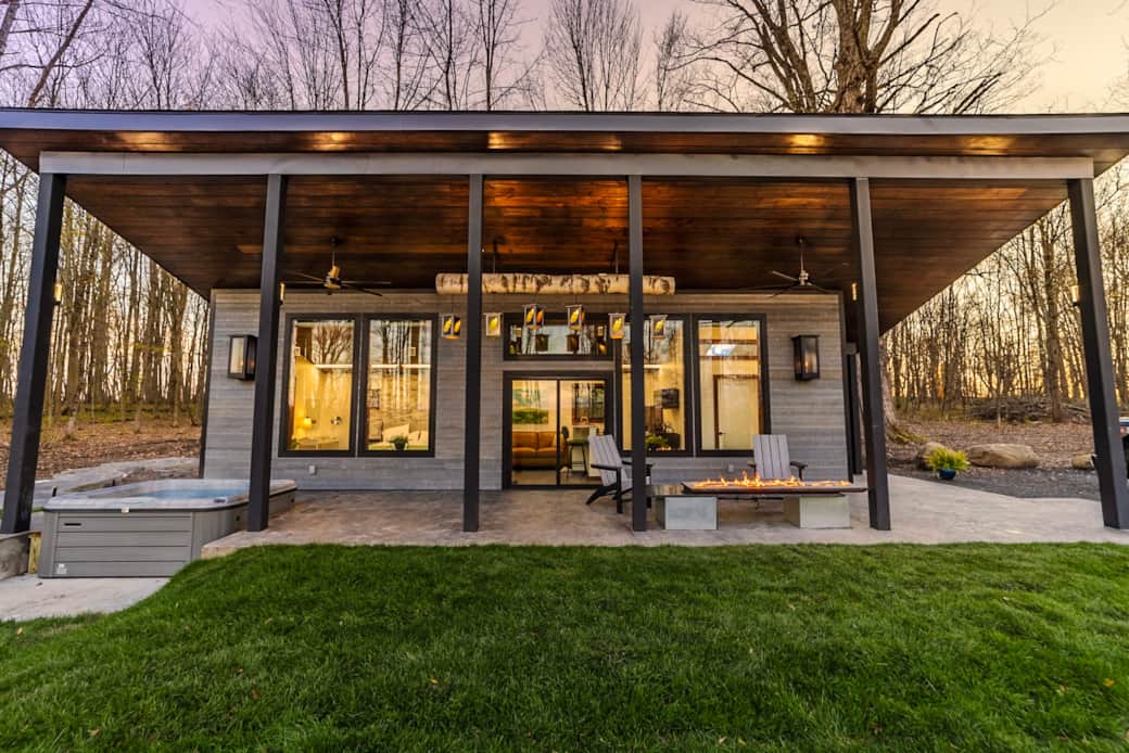 maison loft en bois 42m2