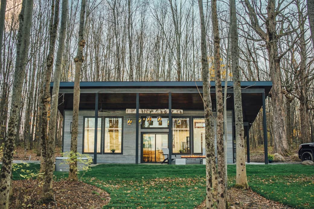 maison loft en bois 42m2