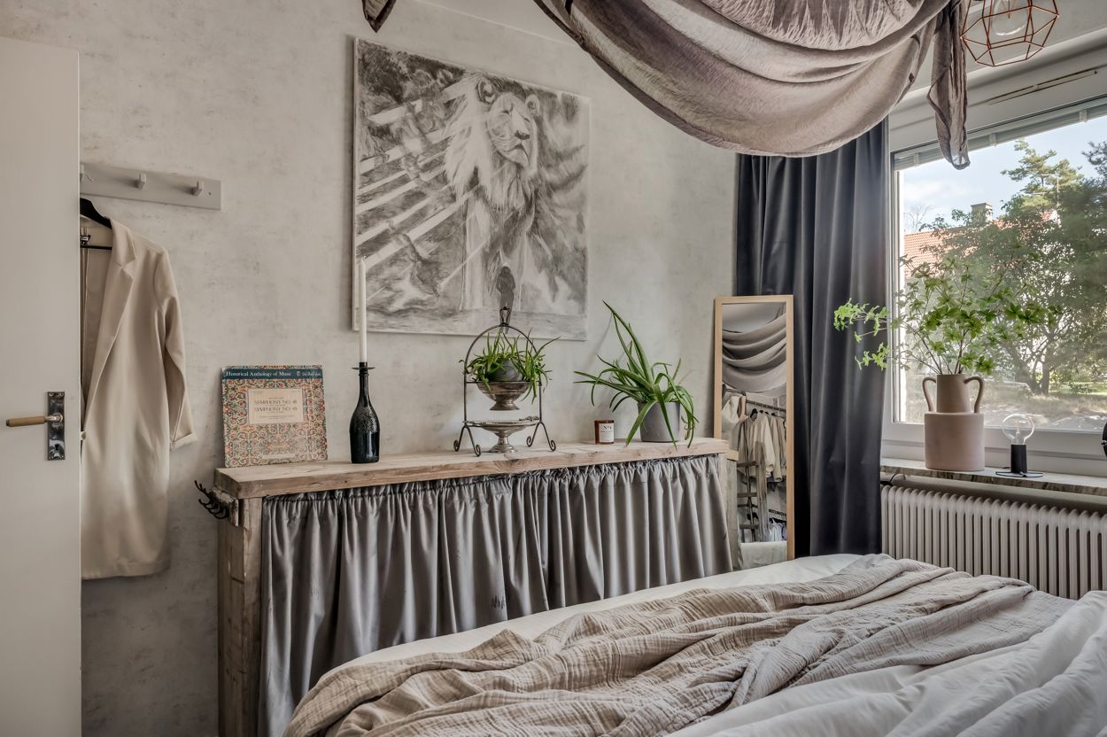 chambre décoration rustique