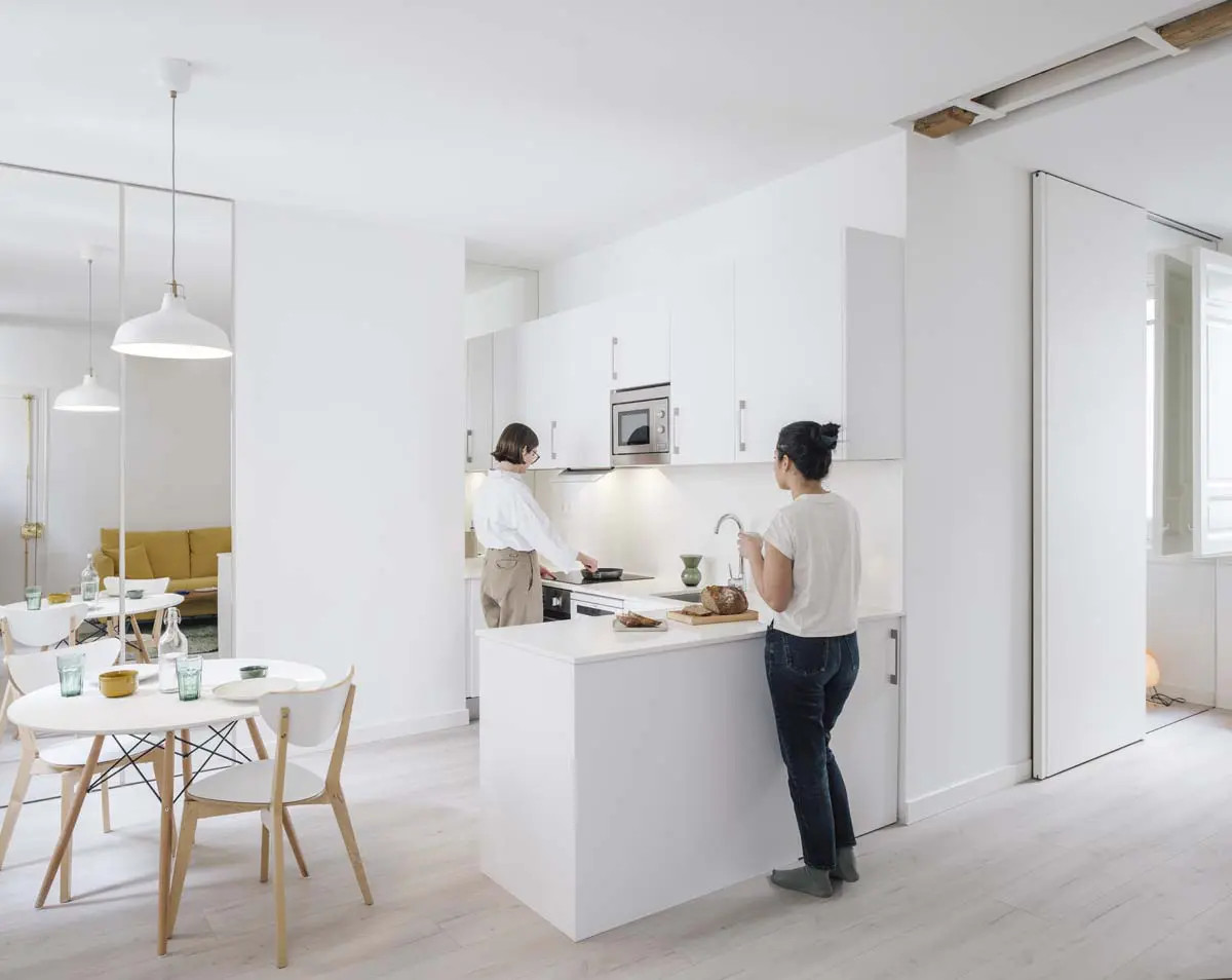 cuisine design blanche