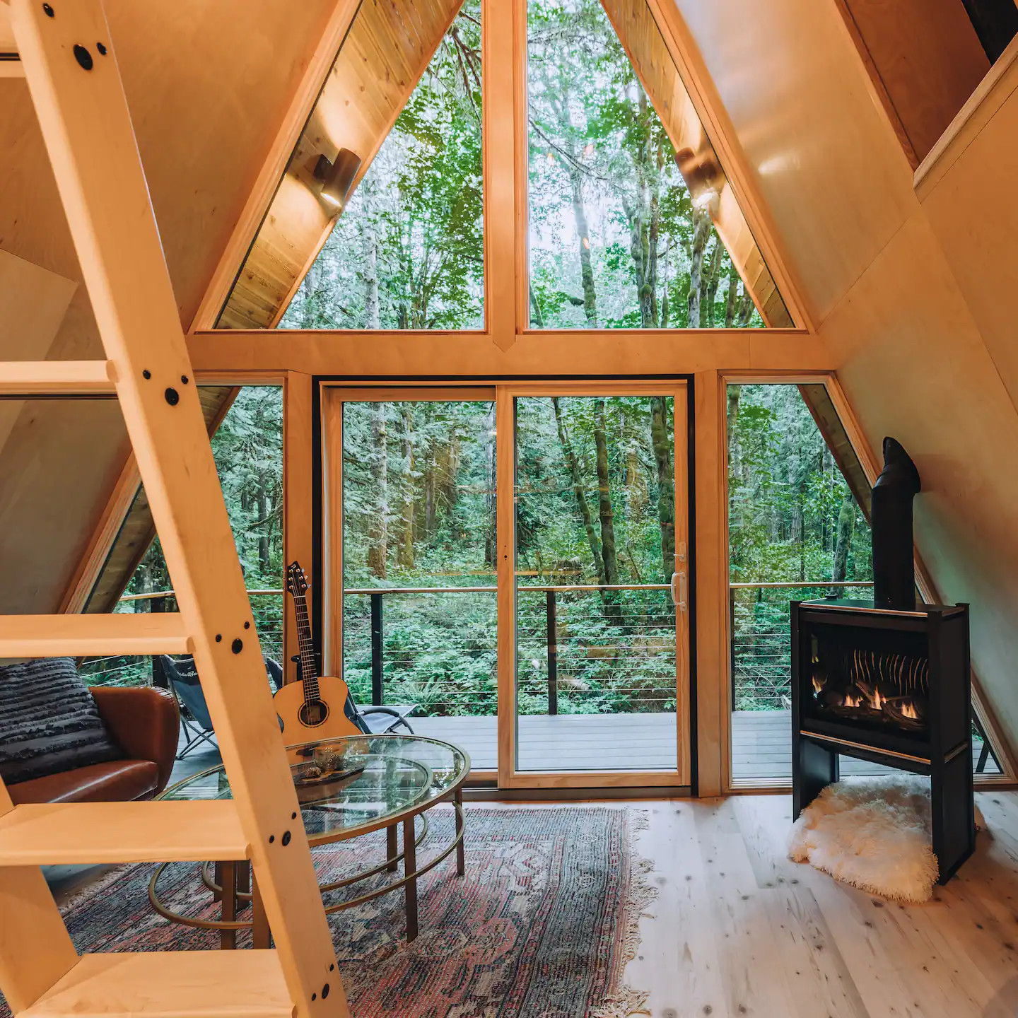 salon maison A-Frame