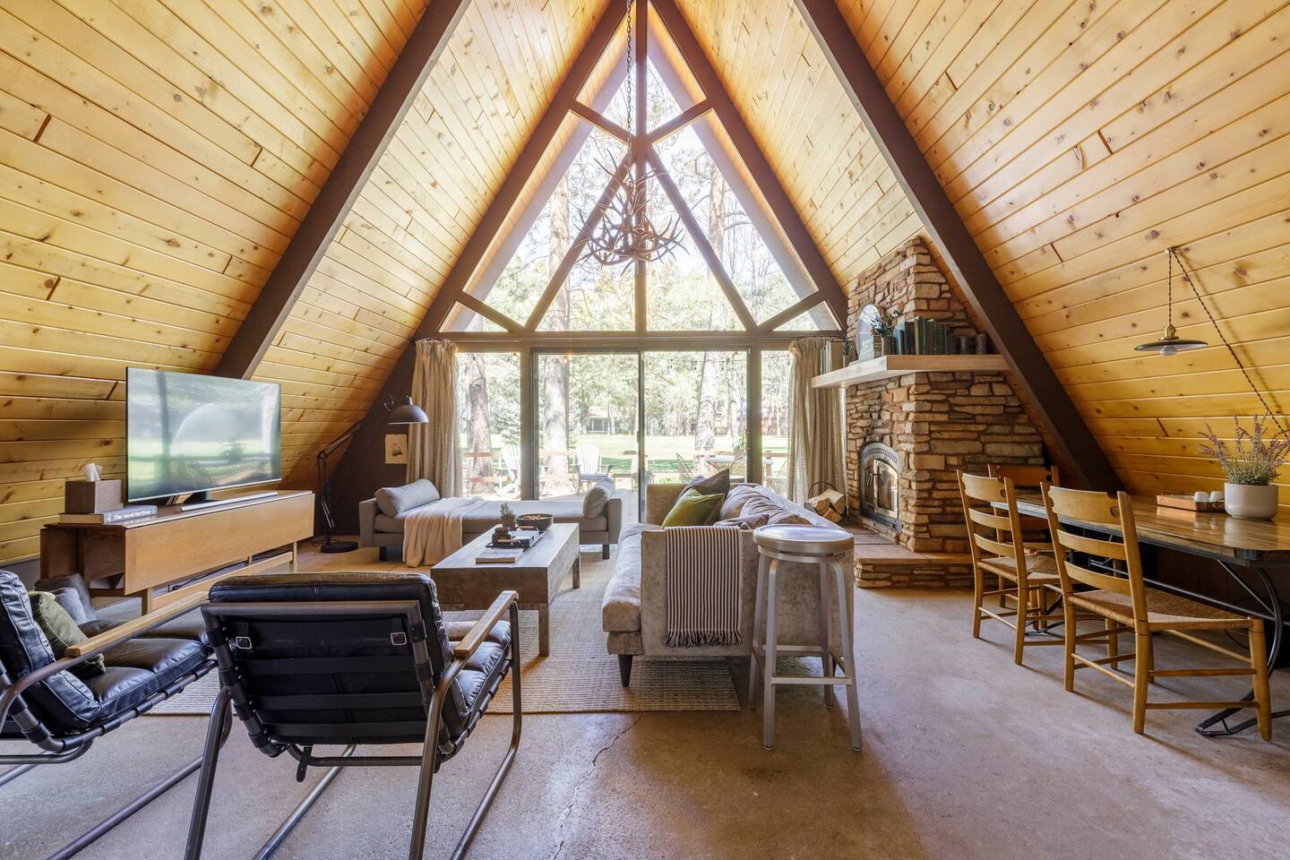salon maison A-Frame salon maison A-Frame