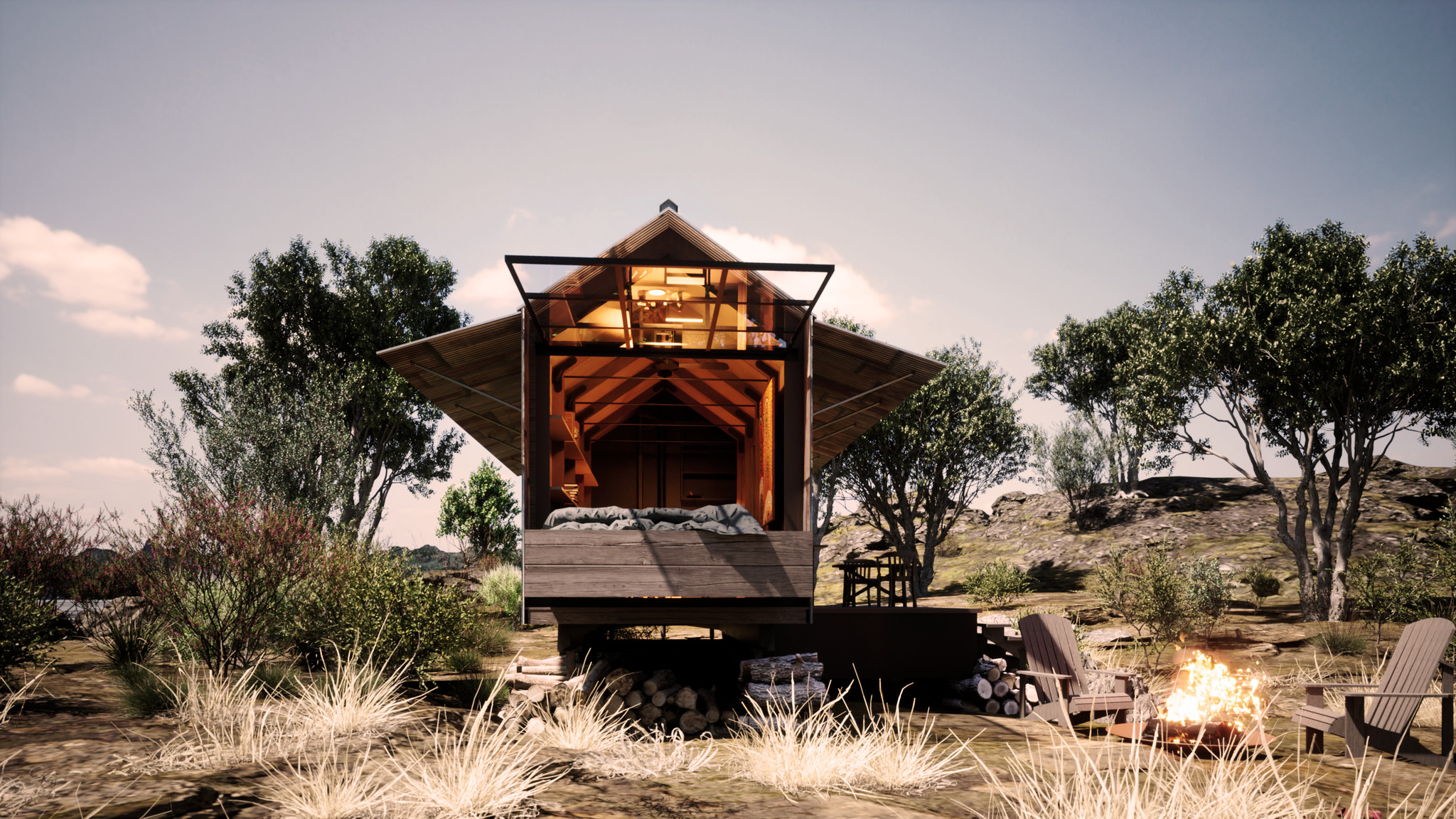 tiny house avec lit coulissant tiny house avec lit coulissant